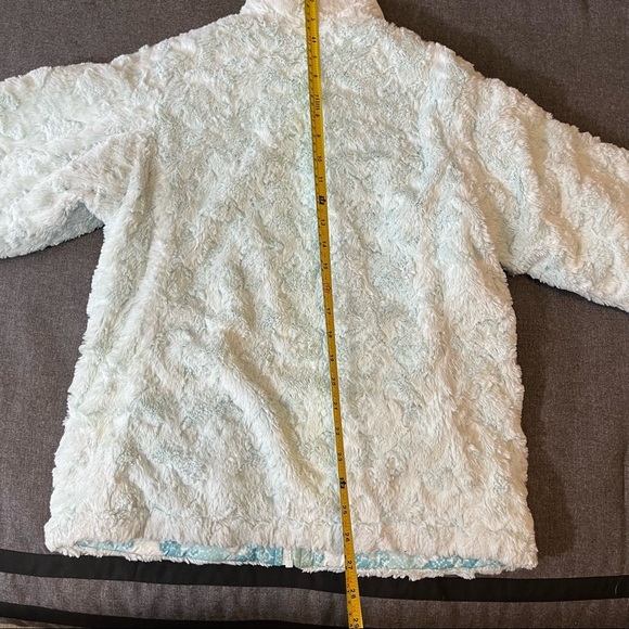 THE NORTH FACE GIRLS FROZEN REVERSIBLE MOSSBUD SWIRL JACKET XL (18) - Picture 11 of 12